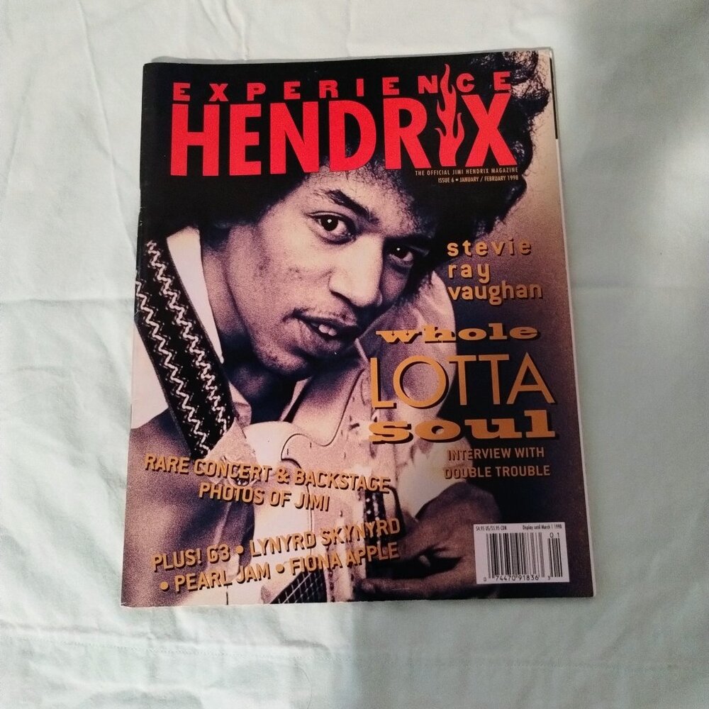 Experience Hendrix Issue 6 – Jan/Feb 1998 – Uncirculated Magazine MINT CONDITION